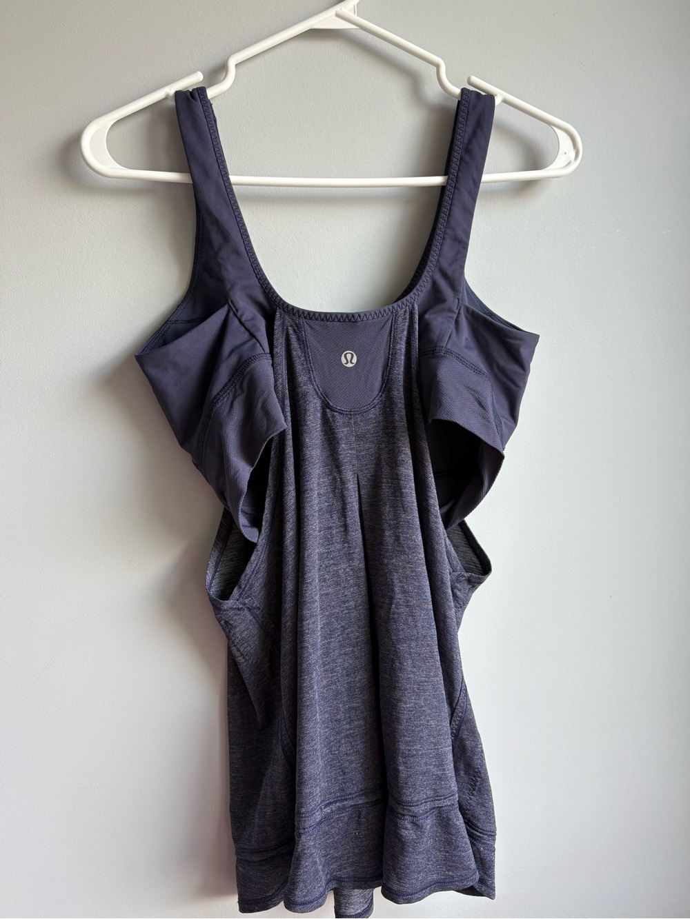 lululemon athletica Charcoal / Navy  Heather Tank with Racerback